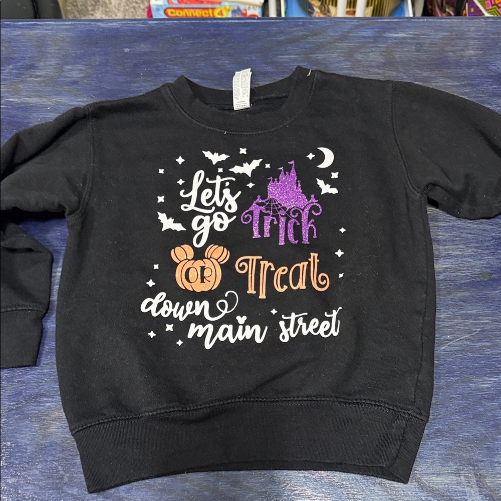 Rabbit Skins Black Halloween Sweatshirt